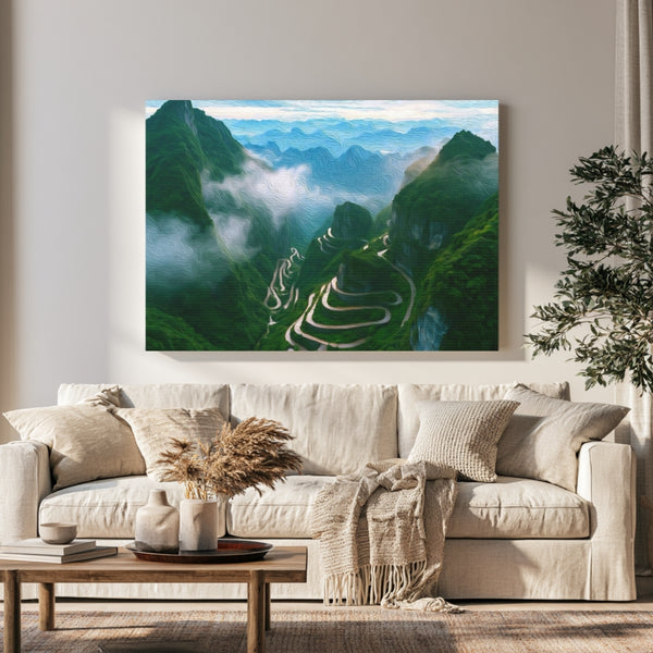 Tianmen Mountain Road Switchbacks