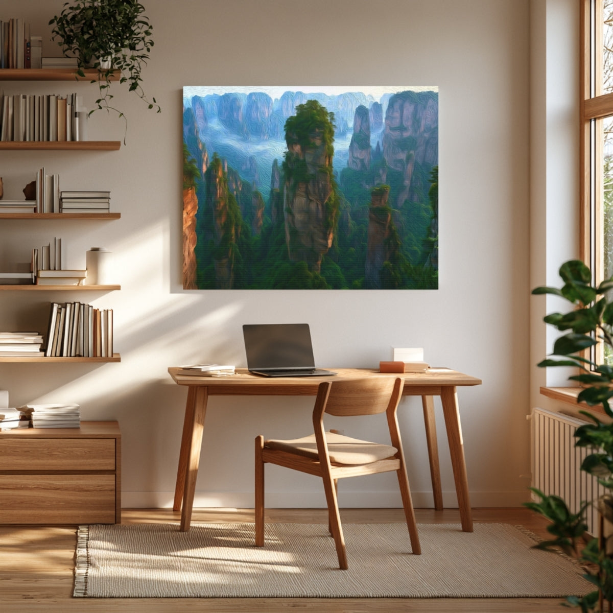 Tianzi Mountain Pillar Peaks — Zhangjiajie, China, view 3