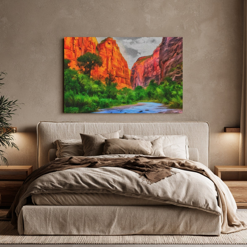 Virgin River Canyon Narrows — Zion National Park, Utah, view 6