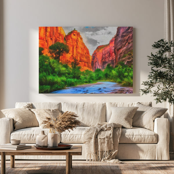 Zion National Park, Utah | Virgin River Canyon Narrows | Original Series Gallery Canvas