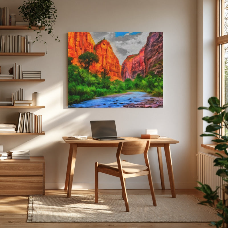Virgin River Canyon Narrows — Zion National Park, Utah, view 4