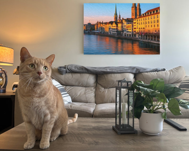 Limmat River Old Town — Zurich, Switzerland, view 2